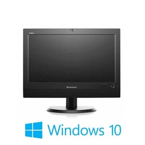 All-in-One Lenovo ThinkCentre M72z, Quad Core i5-3470, 8GB, 20 inci, Win 10 Home